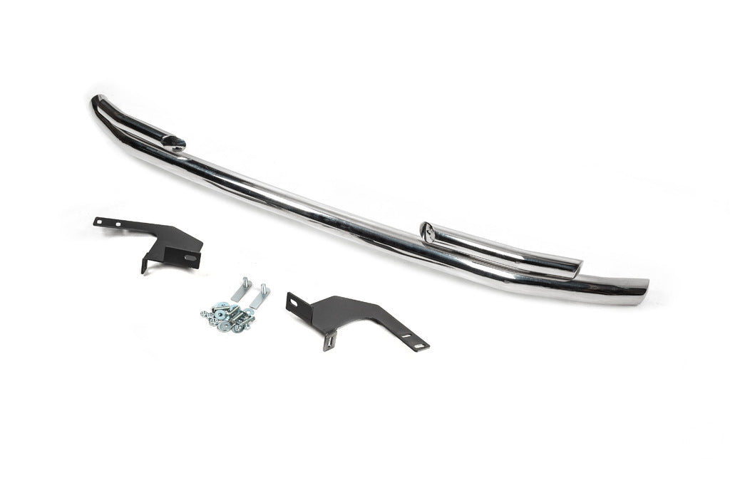 Front bumper lip ST009 City Bar (stainless steel) for Volkswagen T5 2010-2015 - image 2