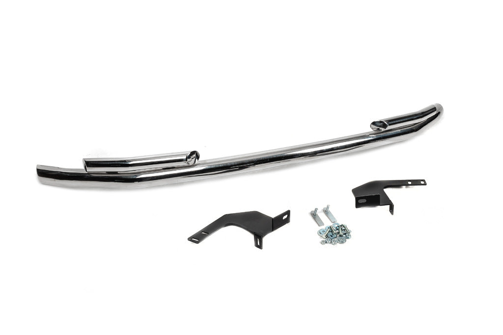 Front bumper lip ST009 City Bar (stainless steel) for Volkswagen T5 2010-2015 - image 3