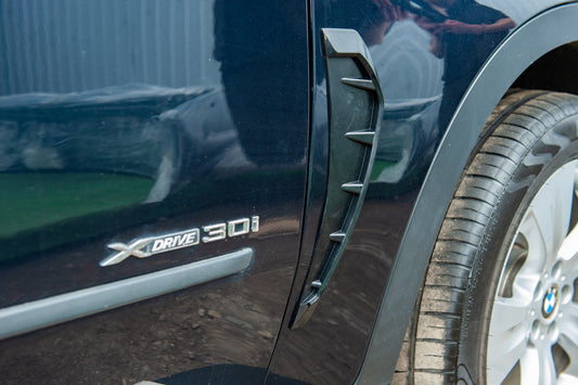 Universal Vent Fender Trim Type-E (Dummy, 2 pcs, Rubber) - image 2