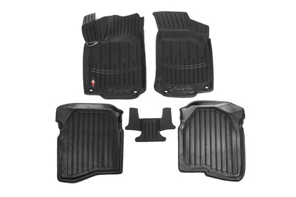 Stingray 3D Rubber Floor Mats (5 pcs, Polyurethane) for Volkswagen Bora 1998-2004 - image 1