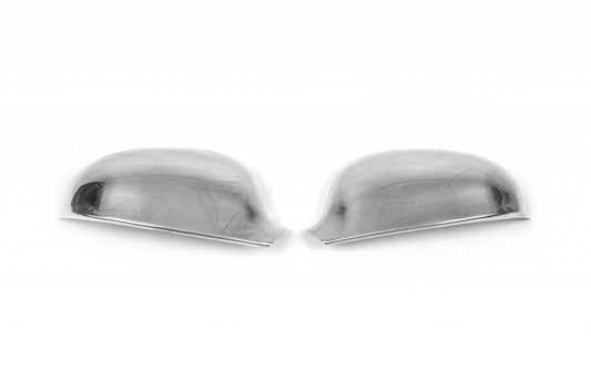 Covers for mirrors (2 pcs, stainless steel) for Skoda Superb 2001-2009 - Reelken Auto