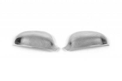Mirror Covers (2 pcs, Stainless Steel) for Skoda Superb 2001-2009 - image 2