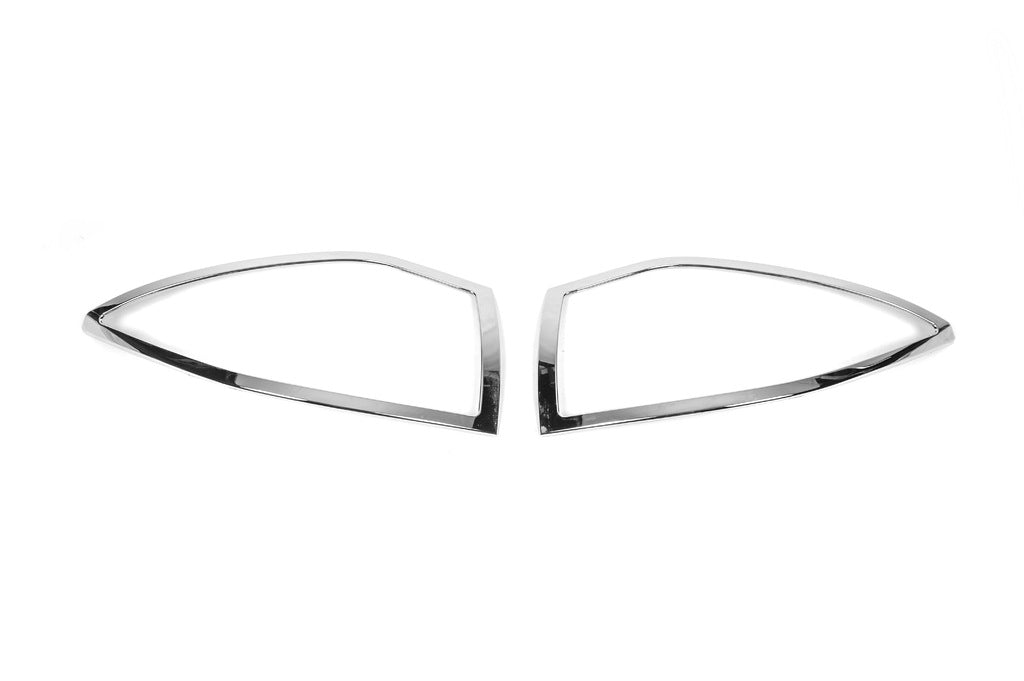 Chrome Tail Light Covers (HB, 2 pcs, plastic) for Renault Megane II 2004-2009 - image 3