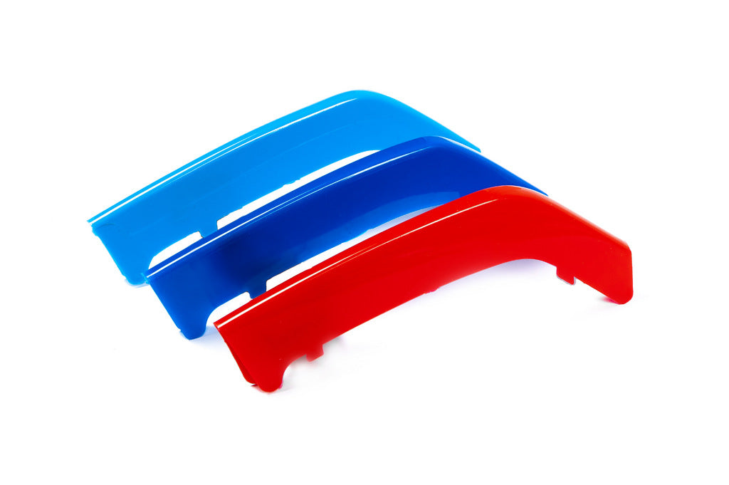 Grille trim covers for 8-slat grille (3 pcs) for BMW 3 Series F30/F31 2012-2019 - image 4