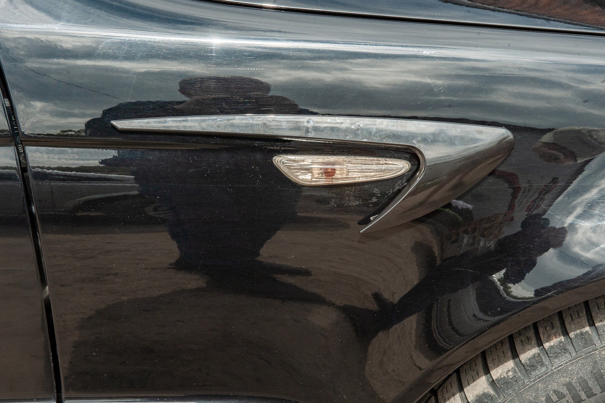 Universal Side Vents DPT V-4 (ABS) (2pcs) (Gloss Black) - image 1