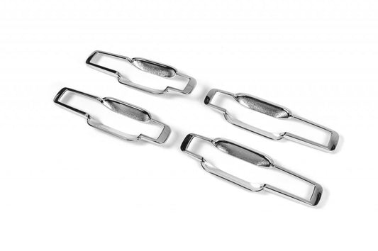 Chrome Door Handle Covers (4 pcs, plastic) for SsangYong Action 2005-2018 - image 2