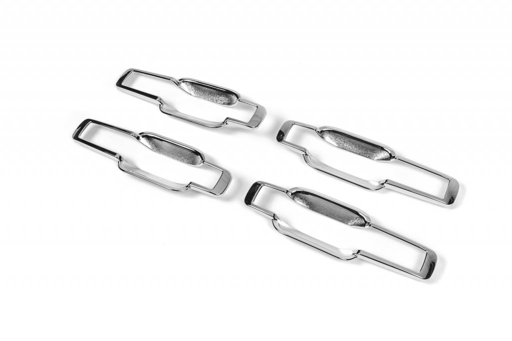 Chrome Door Handle Covers (4 pcs, plastic) for SsangYong Kyron 2005-2014 - image 2