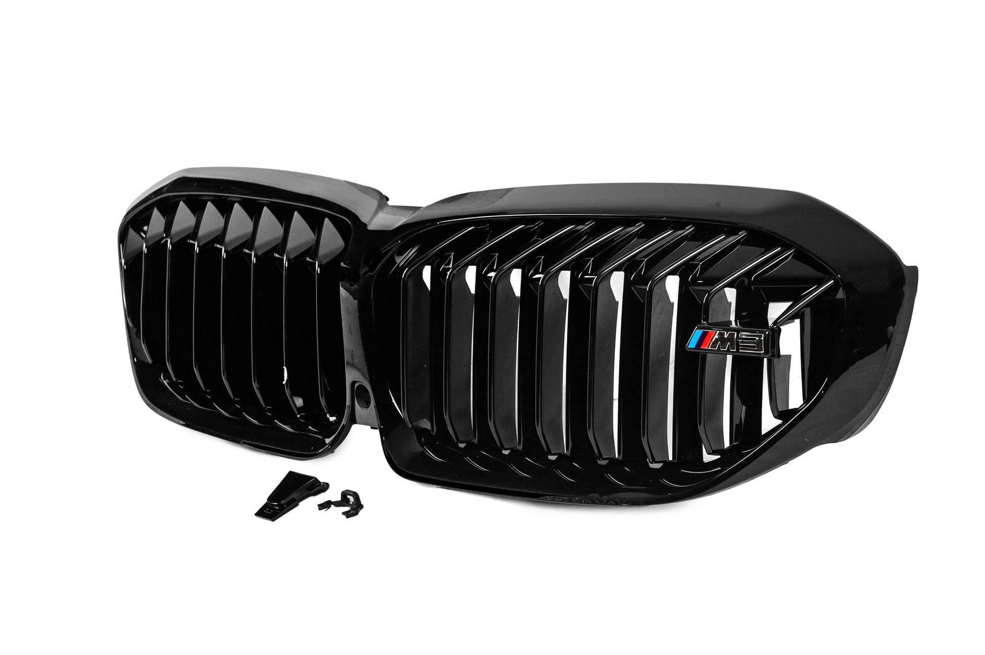 M-Look V1 Kidney Grilles (2018-2022, Gloss Black) for BMW 3 Series G20/G21 2018- - image 3