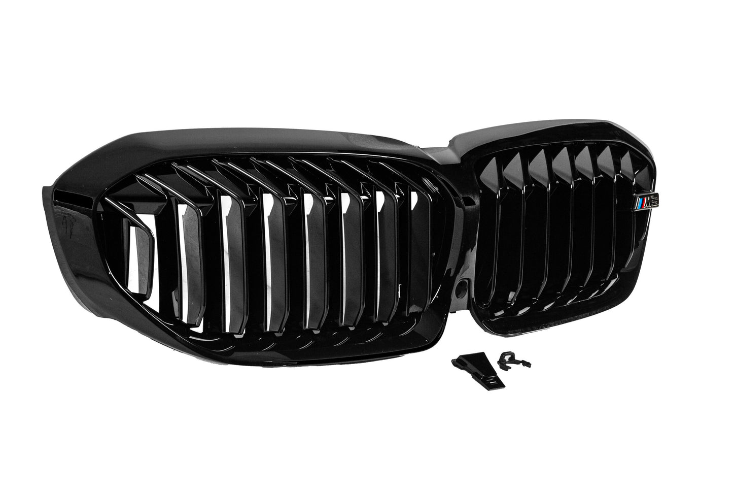 M-Look V1 Kidney Grilles (2018-2022, Gloss Black) for BMW 3 Series G20/G21 2018- - image 4
