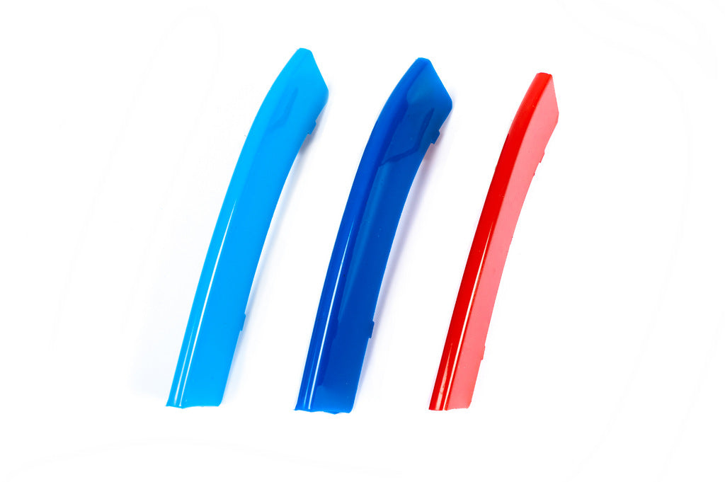 Grille trim covers for 11-slat grille (set of 3) for BMW 3 Series F30/F31 2012-2019 - image 2