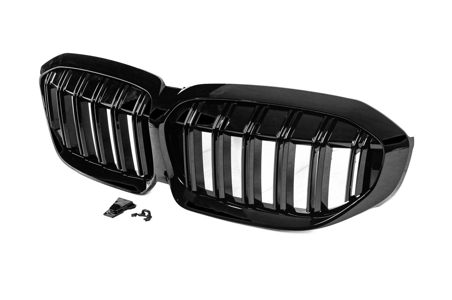 M-Look V2 Kidney Grilles (2018-2022, Gloss Black) for BMW 3 Series G20/G21 2018- - image 4