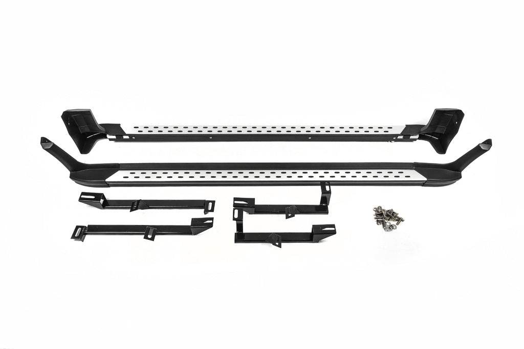 Side sills OEM (2 pcs, aluminum) for Chery Tiggo 5 - Reelken Auto