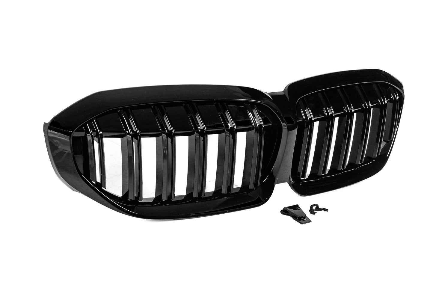 M-Look V2 Kidney Grilles (2018-2022, Gloss Black) for BMW 3 Series G20/G21 2018- - image 5