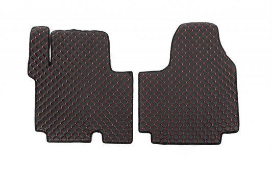 EcoRed Eco-Leather Car Mats (2 pcs, 2+1) for Renault Trafic 2001-2015 - image 1