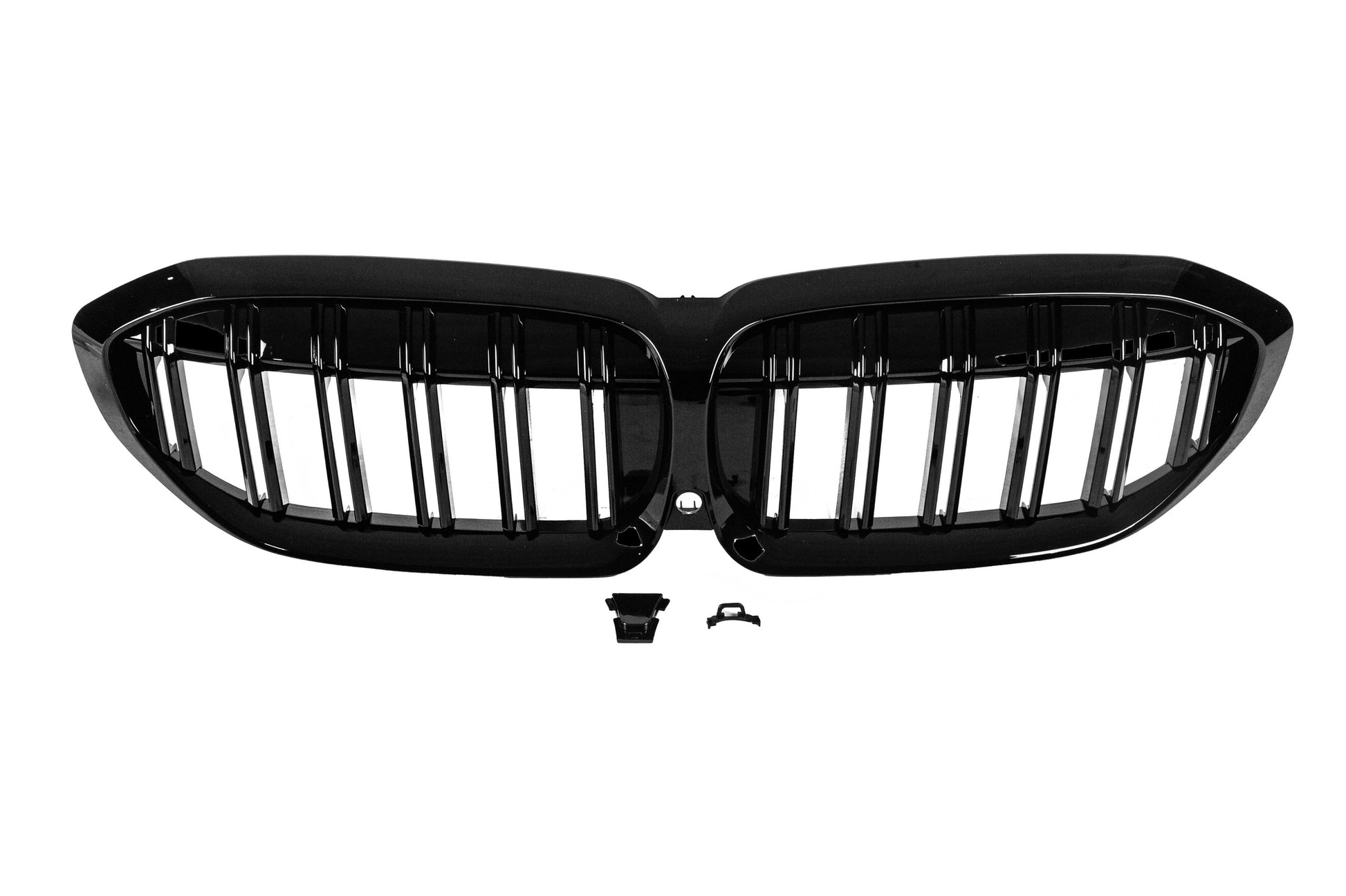 M-Look V2 Kidney Grilles (2018-2022, Gloss Black) for BMW 3 Series G20/G21 2018- - image 6
