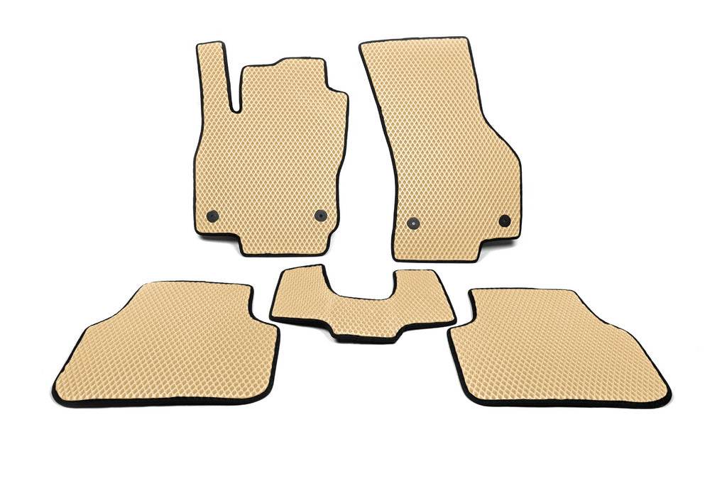 EVA mats (Beige) for Skoda Octavia III A7 2013-2019 - Reelken Auto