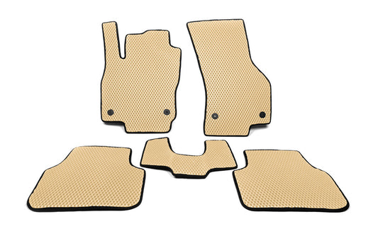 EVA Floor Mats (Beige) for Skoda Octavia III A7 2013-2019 - image 1