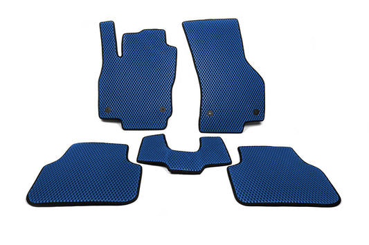 EVA Floor Mats (Blue) for Skoda Octavia III A7 2013-2019 - image 1