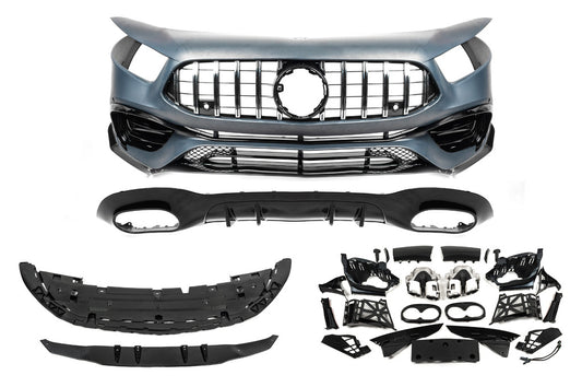 Body Kit AMG A45 (Type-A) for Mercedes A-сlass W177 2018- - image 1