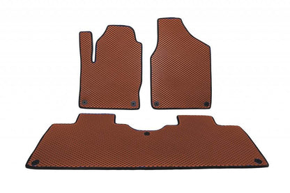 EVA mats (2 rows, brown) for Volkswagen Sharan 1995-2010 - Reelken Auto