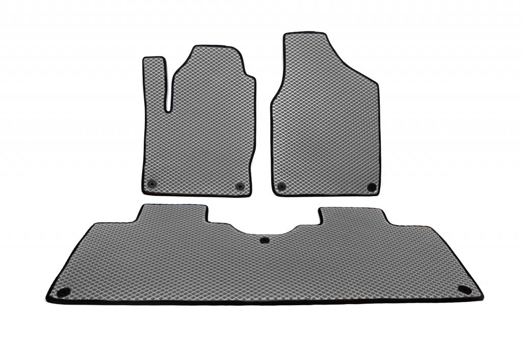 EVA Floor Mats (2 Rows, Grey) for Seat Alhambra 1996-2010 - image 1