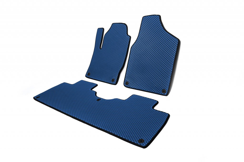 EVA Floor Mats (2 Rows, Blue) for Ford Galaxy 1995-2006 - image 2