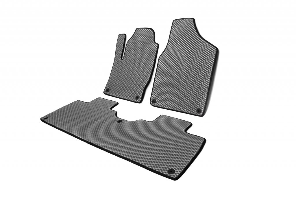 EVA Floor Mats (2 Rows, Grey) for Seat Alhambra 1996-2010 - image 2
