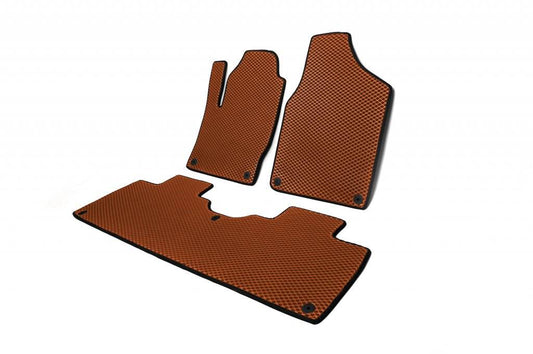 EVA mats (2 rows, brown) for Volkswagen Sharan 1995-2010 - Reelken Auto