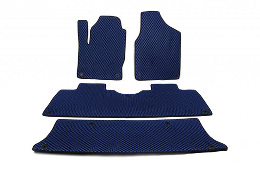 EVA Floor Mats (3 Rows, Blue) for Seat Alhambra 1996-2010 - image 1