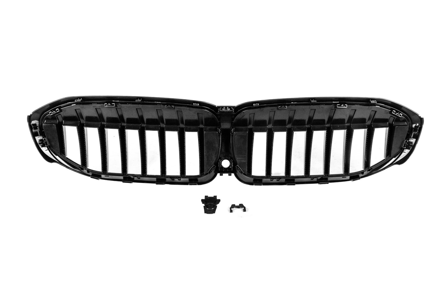 Kidney Grilles 1 Bar (2018-2022, Gloss Black) for BMW 3 Series G20/G21 2018- - image 5