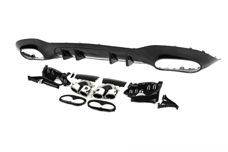 Rear diffuser with nozzles (A45 SD design) for Mercedes A-class W177 2018↗ - image 2
