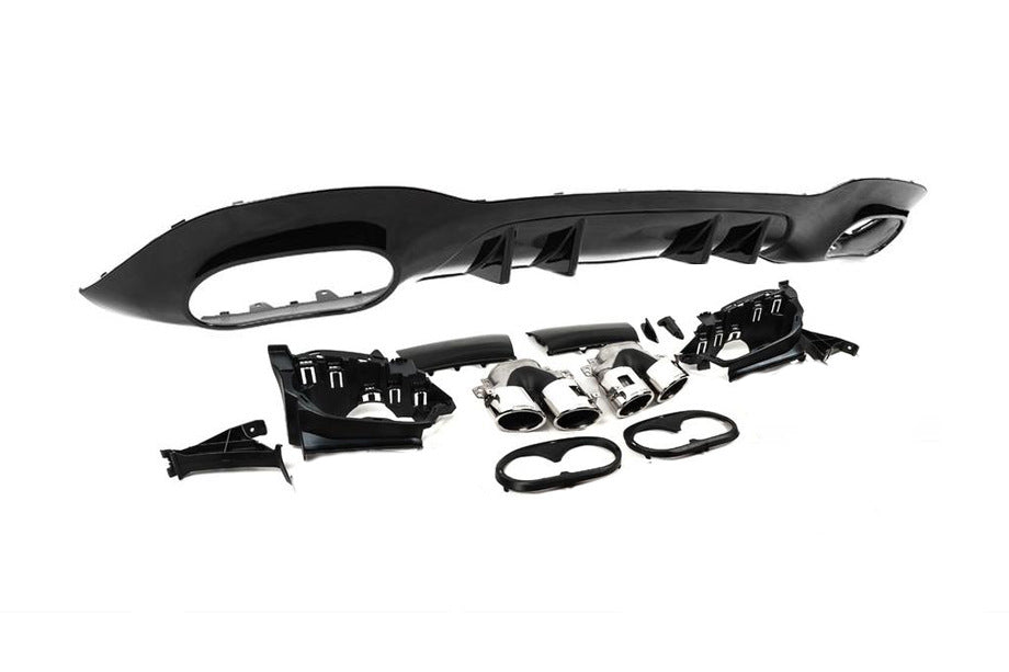 Rear diffuser with nozzles (A45 SD design) for Mercedes A-class W177 2018↗ - image 3