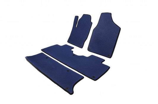 EVA mats (3 rows, blue) for Volkswagen Sharan 1995-2010 - Reelken Auto