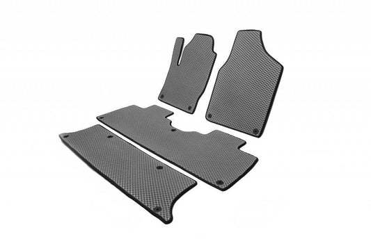 EVA mats (3 rows, gray) for Volkswagen Sharan 1995-2010 - Reelken Auto