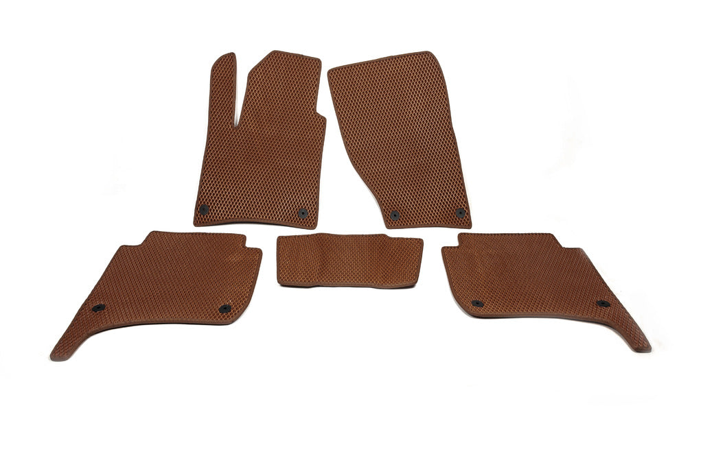EVA Floor Mats (brick red) for Volkswagen Touareg 2010-2018 - image 1