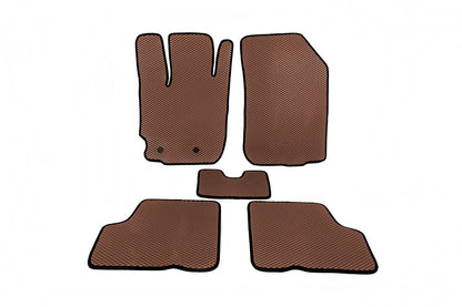 EVA Floor Mats (Brown) for Nissan Terrano 2014- - image 1