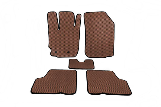 EVA Floor Mats (Brown) for Nissan Terrano 2014- - image 1