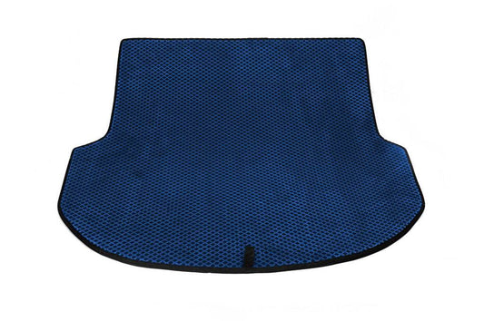Trunk mat (EVA, Blue) (5 seats) for Hyundai Santa Fe 3 2012-2018 - Reelken Auto