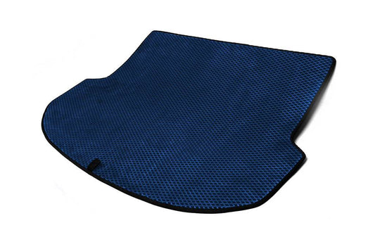 Trunk mat (EVA, Blue) (5 seats) for Hyundai Santa Fe 3 2012-2018 - Reelken Auto