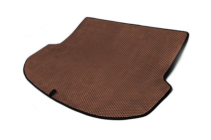 Trunk mat (EVA, Brown) (5 seats) for Hyundai Santa Fe 3 2012-2018 - Reelken Auto