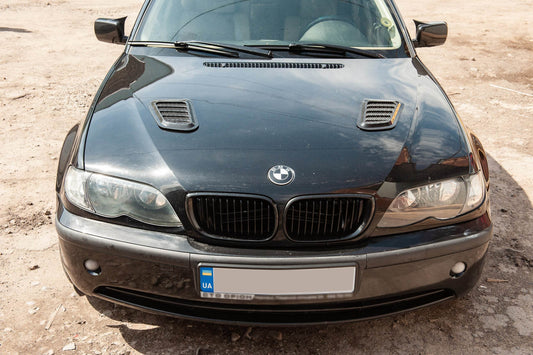 Cover on the hood type-B (2 pcs., ABS) - Reelken Auto