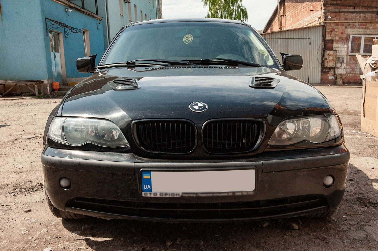 Cover on the hood type-B (2 pcs., ABS) - Reelken Auto