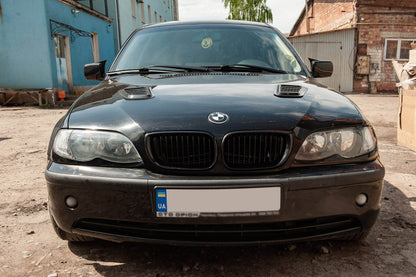 Cover on the hood type-B (2 pcs., ABS) - Reelken Auto