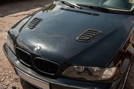 Cover on the hood type-B (2 pcs., ABS) - Reelken Auto