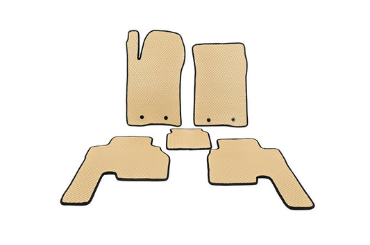 EVA Floor Mats (2005-2011, Beige) for SsangYong Action 2005-2018 - image 1