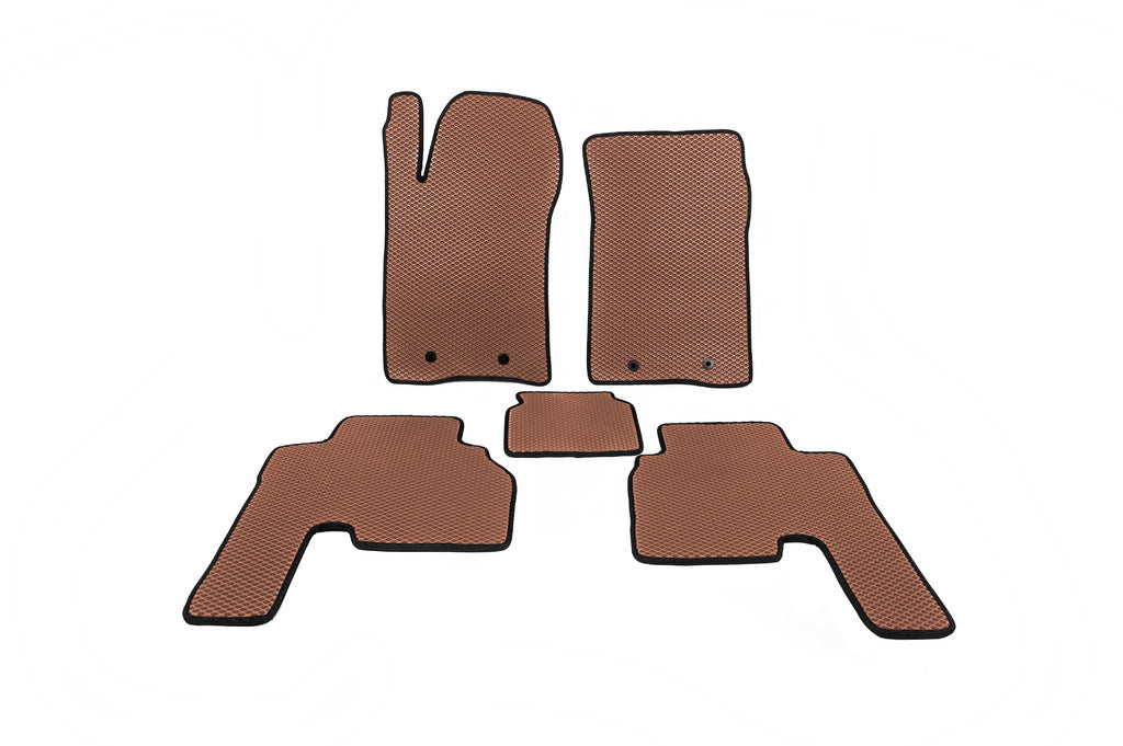 EVA Floor Mats (2005-2011, Brown) for SsangYong Action 2005-2018 - image 1