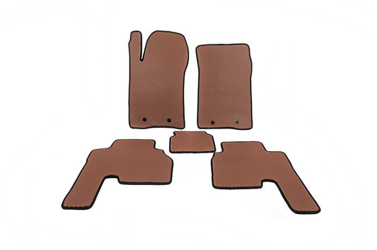 EVA Floor Mats (2005-2011, Brown) for SsangYong Action 2005-2018 - image 1