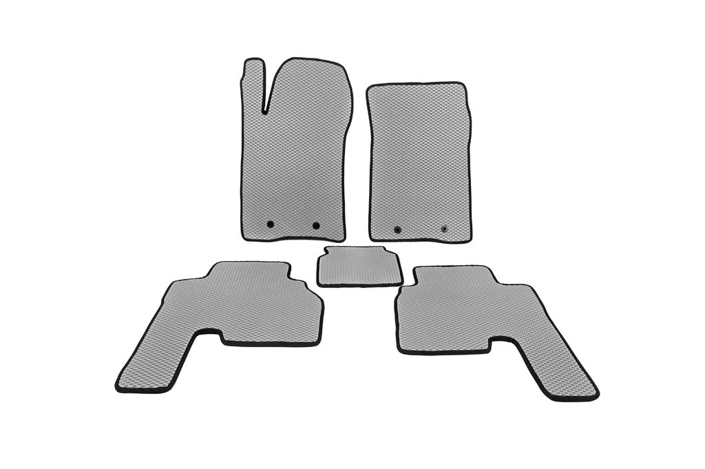 EVA Floor Mats (2005-2011, Gray) for SsangYong Action 2005-2018 - image 1