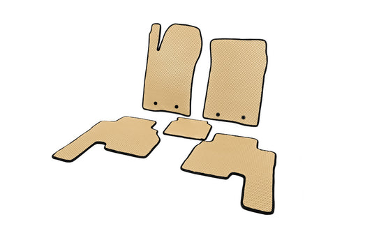 EVA Floor Mats (2005-2011, Beige) for SsangYong Action 2005-2018 - image 2