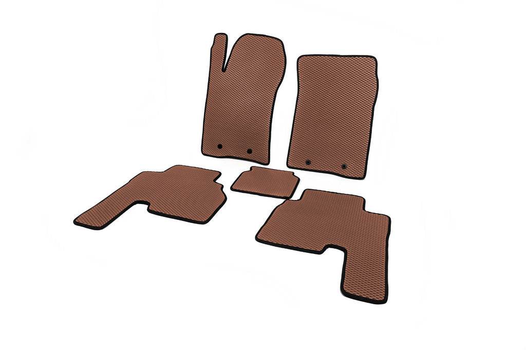 EVA floor mats (2005-2011, Brown) for SsangYong Action 2006↗ - Reelken Auto